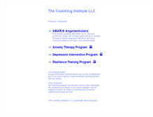 Tablet Screenshot of coaching-institute.net